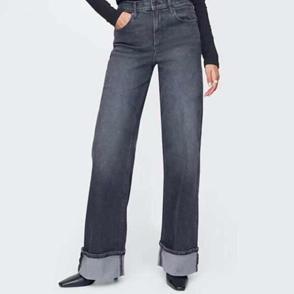 NWT GAP High Rise Cuffed Wide-Leg Jeans - Picture 5 of 6